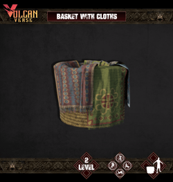 Basket with Cloths