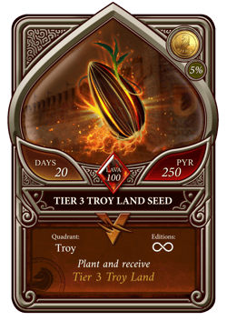Tier 3 Troy Land Seed