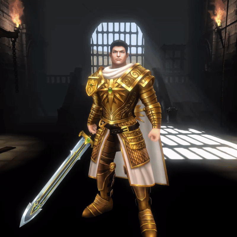 Sacred Knight Corvax Skin Package