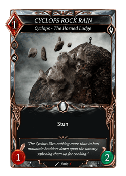 Cyclops Rock Rain